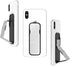 CLCKR Cell Phone Stand for iPhone X/XS/XR/6/7/8 and Samsung Galaxy S9/S9/S10/S10 Plus - Metallic Silver