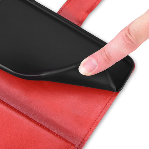 Asuwish Wallet Cover Phone Case for Motorola Moto G Power 2022/MotoG Play 2023/G Pure 2021 with Tempered Glass Screen