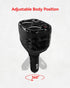 REDTIGER 4 in 1 Car Charger Adapter, 2 Sockets Cigarette Lighter Splitter 12/24V 18W for Dash Cam & Dual USB Ports