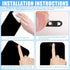 Fukaisu 2pcs 17/17p/17pm/16/15/14p, Front Camera Covers for iPhone Ultra Thin Selfie Phone Webcam Cover Slide Front