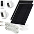 Solar Panel Charger for Ring Stick Up Cam Pro, Ring Spotlight Cam Plus/Pro with USB-C Plug (2PACK)