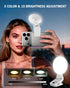 NiceVeedi 3 Color Soft Selfie Light Phone Light with Clip, Portable Edge-lit Ring Light, Rechargeable Video Conference