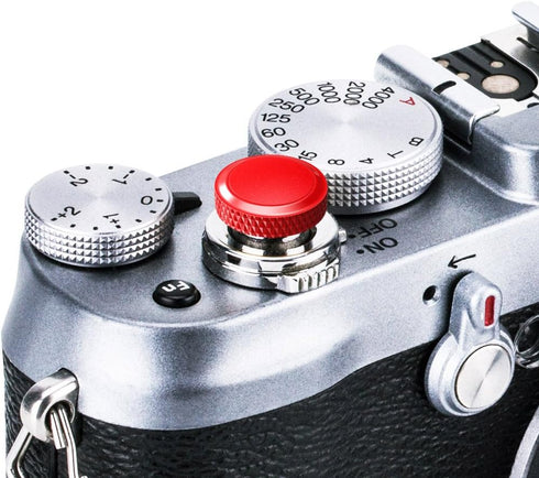 JJC Soft Release Button for Camera Shutter - Compatible with Fuji X-T5, X-T4, X-T3, X-T30, X-PRO3, Sony RX1R II, Leica