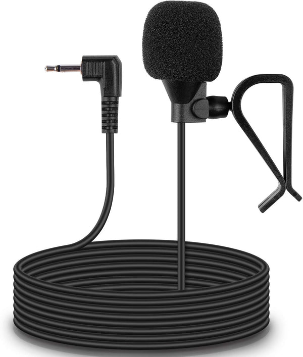 weishan Pionee Microphone for Car Radio - 2.5mm External Mic Replacement for Pioneer Bluetooth Enabled Stereo