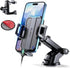 Upgraded 3-in-1 Car Phone Holder Mount, Powerful Suction for Dashboard, Air Vent, Windshield, for All Phones