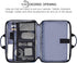 15.6 Inch Waterproof Laptop Sleeve Bag, Briefcase with Organizer for Acer, Lenovo, HP, MSI, ASUS, Dell - Navy Blue