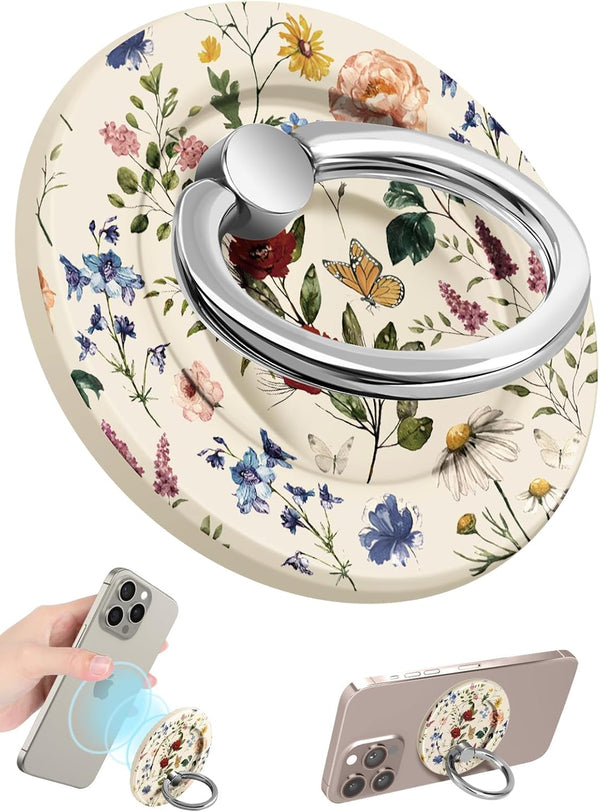 Toycamp Magnetic Phone Grip - Compatible with MagSafe Phone Grip Ring Stand for