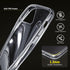 FanTEK 15 6.1 Inch Compatible with iPhone Case, Soft Clear Crystal TPU Phone Cases
