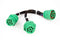 YPP TYPE2 SAE J939 Splitter Y Cable 9pin Data Power Extension Cable