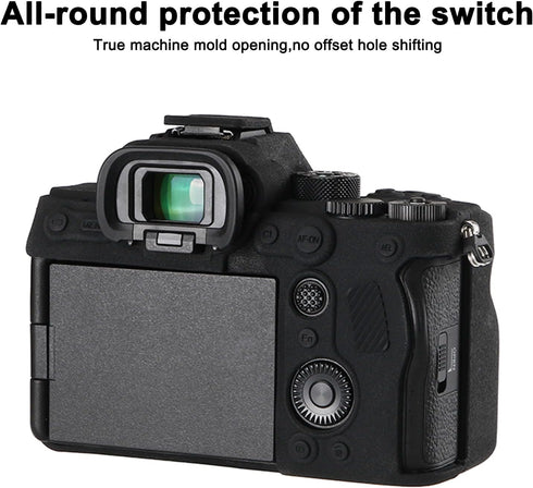 Camera Case for Sony Alpha 7 A7 A7M4, Anti-Scratch Soft Silicone Rubber Protective Body Housing Cover