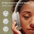 DOQAUS Bluetooth Headphones, Wireless Over Ear, 70H Playtime, 3EQ Modes, HiFi Stereo Sound, for Phone, PC
