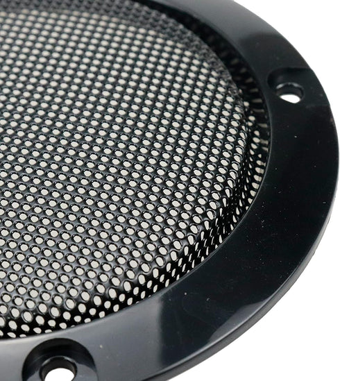 Speaker Grill Cover, 3" ABS Plastic Cold Rolled Steel, Black, Set of 4