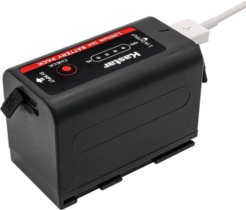 Kastar 2-Pack BP-950G Pro Battery and USB Charger Compatible with Canon XF205, XF300, RED Komodo