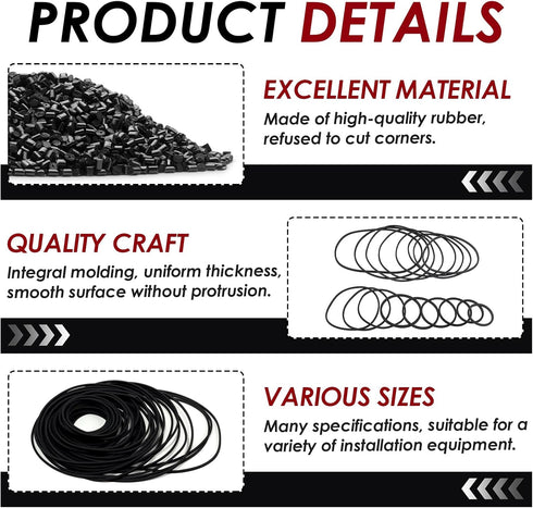 TNJPSEK 80 Cassette 0.7mm 1mm) Pcs Player Belts Replacement Kit, Mixed Flat Rubber Belts for Recorder Repair