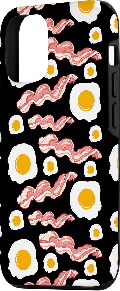 Bacon And Eggs Pattern 12/12 Bacon Lover Gift Case for iPhone Pro