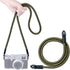 VKO Climbing Rope Camera Strap, 100cm Green Neck Shoulder Strap for DSLR SLR Mirrorless Cameras