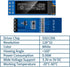 MakerFocus 5pcs 0.91 Inch I2C 128 32 SSD1306 Pi/ESP32 IIC OLED Display Module x Pixel Driver Self-Luminous Display