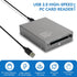 Cyrank 2.0 PCMCIA USB2.0 PCMCIA, 20MB-20G USB Card Reader, Interface to PC Card ATA, PC Card Memory Card Reader Support