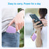 12000mAh Small Power Bank, Mini Portable Charger with Built-in 4 Cables, Smart LED Display for iPhone, Tablet