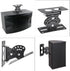JUXYES Heavy Duty Surround Sound Speaker Wall Mount Bracket, Swivel Mounting for 8" 10" 12" 15" Speakers, Pair