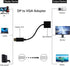 DP to VGA Adapter, Gold-Plated DisplayPort to VGA Converter, Male to Female 1080P