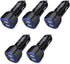 Car Charger iPhone, 5Pack 2.4A 12V USB Adapter Car Plug for iPhone 15 14 13 12 11 Pro SE XR XS X 8 7 6 6S, Samsung