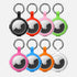 Compatible with AirTag Case Keychain, IPX8 Waterproof Holder, Silicone AirTags Cases with Key Ring