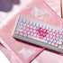 Hyekit PBT Keycaps, 144 Keys Cherry Profile Custom Keycaps, Bleeding Love Theme for Mechanical Keyboard