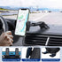 Generic Car Phone Holder with Suction Cup and Metal Hook, Compatible with All Smartphones