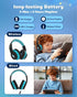 seenda Kids Bluetooth Headphones, Over Ear Headset with 85dB/94dB Volume Limiting, 45H Playtime, Built-in Mic for School
