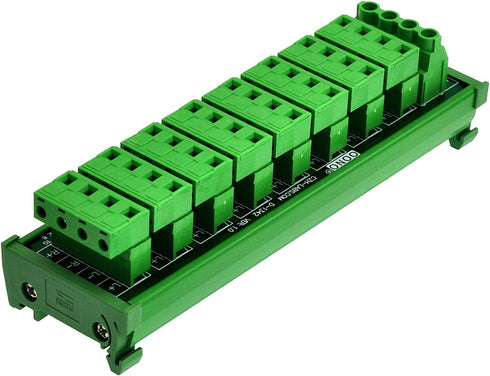 OONO Whole House Audio Stereo - 8-Zone Speaker Distribution Module with DIN Rail Mount Carrier