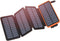 Hiluckey Solar Charger 25000mAh, Outdoor USB C Portable Power Bank with 4 Solar
