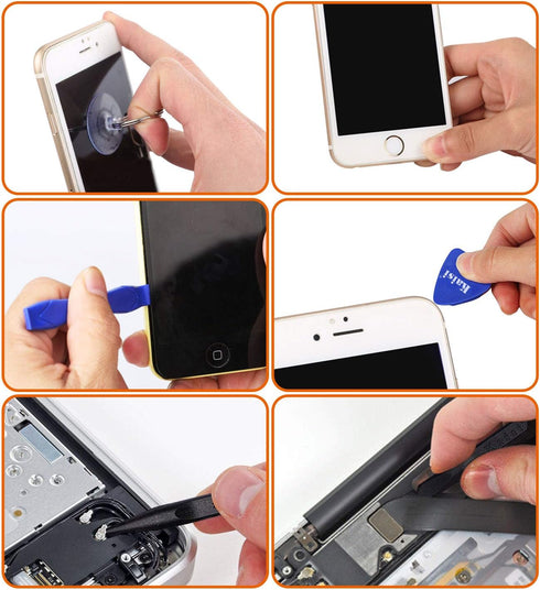 Kaisiking 11 PCS Screen Suction Cup Kit - LCD Screen Opening Tools for iPad, iMac, MacBook, Tablet, iPhone