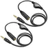 PChero 2 Packs 3.5mm Headphone Extension Cable, 3.3FT Male to Female Stereo Audio Jack Extender with Volume Control