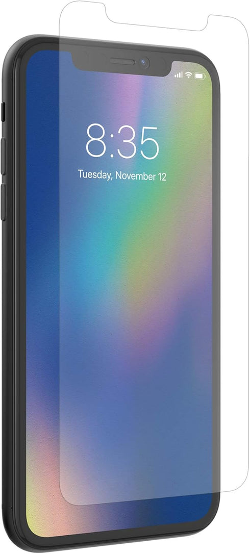 max Protection HD Screen Protector, 2 Pack Tempered Glass for Apple iPhone 12 Pro Max, Case Friendly, Clear