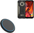 BoxWave Charger SwiftCharge PowerDisc Wireless Charger (15W) Compatible with Doogee S96 Pro - Jet Black Qi Wireless