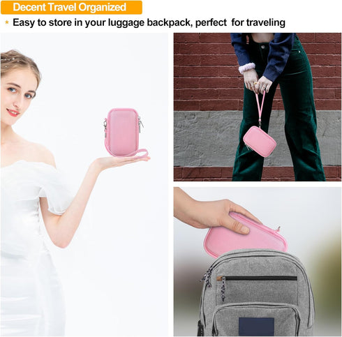 Elonbo Carrying Case for JBL Go 3 / JBL Go 4 Portable Bluetooth Speaker, Waterproof Dustproof Storage Holder
