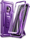 Dexnor for Samsung Galaxy S9 Case, Heavy Duty Military Grade Protection with Built-in Screen Protector and Kickstand