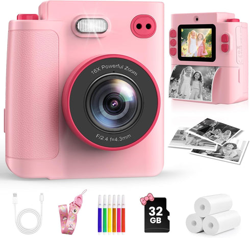 MYSTILUCK Kids Camera Toys for 3 4 5 6 7 8 9 10