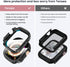 Tensea for Waterproof Apple Watch Ultra2/Ultra Screen Protector Case 49mm Accessories, iWatch Protective PC Face Cover Built-in Tempered Glass Film, Sweatproof Bumper for Women Men, 49 mm