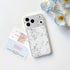 NITITOP 17 Compatible for iPhone Pro Case Cute Clear Flower Floral Artistic Design for Women Girls Stylish Slim Soft