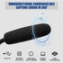 Futurtecer PS5, (1.5m RGB USB Condenser Microphone, Plug & Play Desktop PC Mic with Mute Button, Flexible Gooseneck