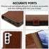 MONASAY Wallet Case for Galaxy S21+Plus 5G, 6.7 inch, Flip Folio Leather Cover with Screen Protector & RFID Blocking,
