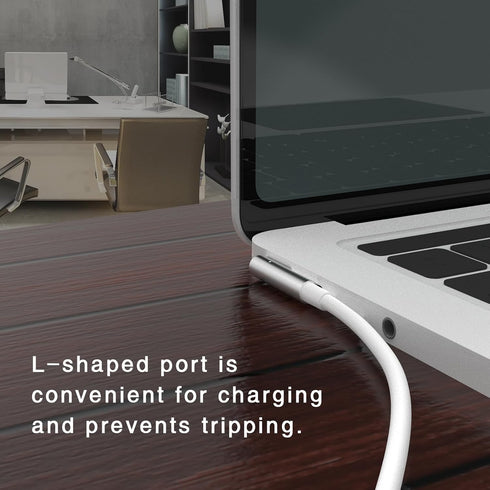 AJJ USB C to 1-Generation Magnetic Charging Cable, 60W L-Tip Magnetic Head, Compatible with Macbook Air Pro 2006-2012