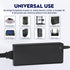 Facmogu 12V 10A Power Supply AC to DC Adapter, 100V-240V to 12V 10A 120W, 5.5x2.5mm & 5.5x2.1mm Tip