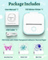 Memoqueen T02 Phomemo Mini Sticker Printer - APP AI Drawing Bluetooth Thermal Printer Sticker Maker Machine for DIY