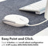 Macally USB Wired Keyboard and Mouse Combo for Mac & PC, Compact Small Keyboard for MacBook Pro/Air