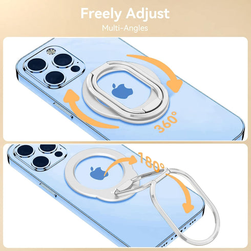 MINDSKY Mag-Safe Phone Stand, Grip Compatible with iPhone 12/13/14/15 Mini/Pro/Pro Max Accessories