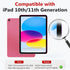 A16 11th/10th (11/10.9 Inch, 2025/2022), 1 Pack bersem Screen Protector Compatible with iPad Generation Tempered Glass