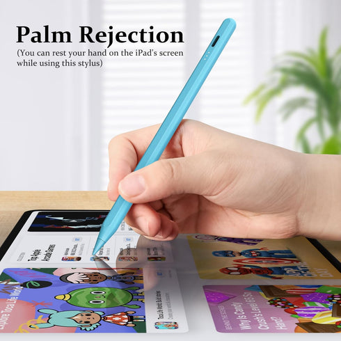 Stylus Pen for iPad with Palm Rejection, Tilt Sensitivity, 13 Mins Fully Charged, MEKO Active Touch Screen Apple Pencil